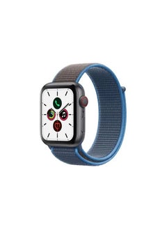 5esha Replacement Band For Apple Watch Series 5/4/3/2/1 40/38mm Brown/Surf Blue 