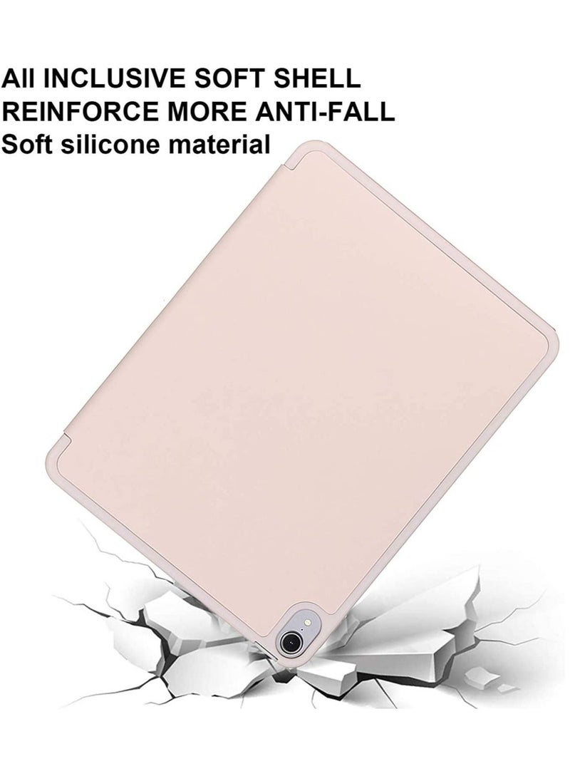Case for New iPad Air 5th Generation (2022)/iPad Air 4th Generation (2020) 10.9 Inch, with Screen Protector and Auto Wake/Sleep Cover, Pink - Image 5