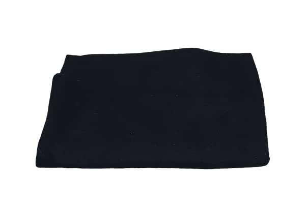 CHANDRAVATI Plain Acrylic Wool Blankets, Full-Length, Solid-Design Single Bed [Black] ( 225 cm x 150 cm) (5) - Image 4