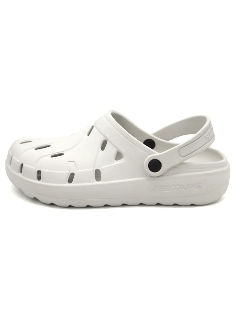 Red Tape Men's Discover Comfortable Clogs || Sandals with Adjustable Back Strap for Men Off White - Image 5