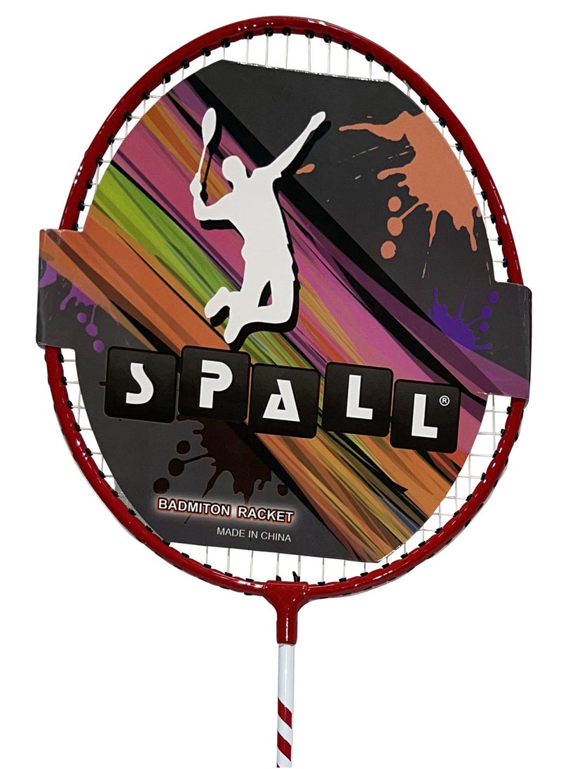 Spall 2Pcs Badminton Racket With Grip Soft Handles Smash Power Frame With Free Full Cover Ultra Light Weight Carbon Fiber Single High Grade Perfect For Men And Women  - Image 2