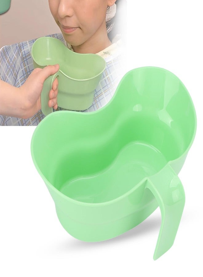 FOLOSAFENAR Oral Care Brush Teeth Plastic Vomit Basin Cup, Brush Patient Mouthwash Basin Teeth with Wide Mouth, Arc Design Bed Mouthwash Cup, Emesis Basin for Elderly Bedridden Patients and Teeth Cleaning - Image 1