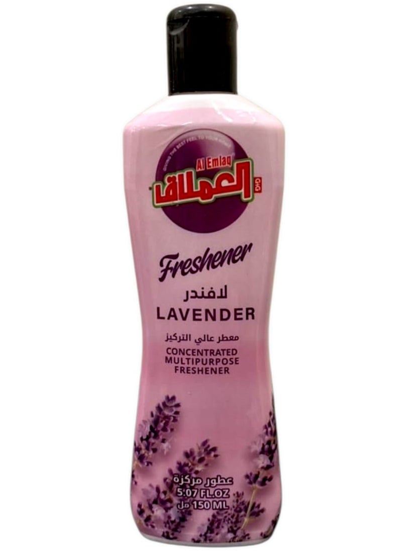 Al Emlaq Concentrated Multipurpose Freshener, Lavender 150ml 