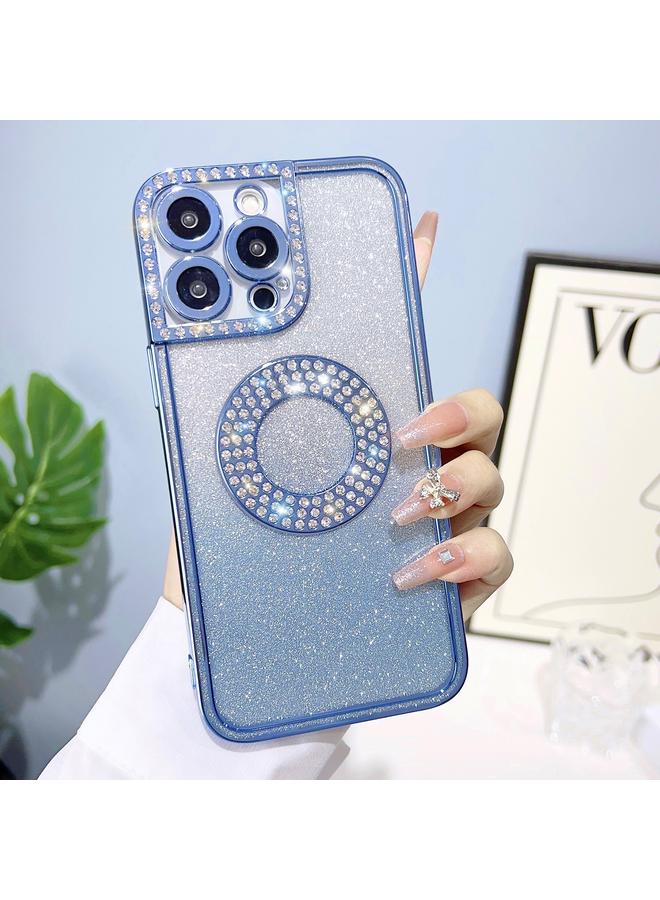 اس-توب جراب لهاتف iPhone 14 Pro Max مطلي بالكهرباء بلون الماس المتدرج اللامع - Image 1