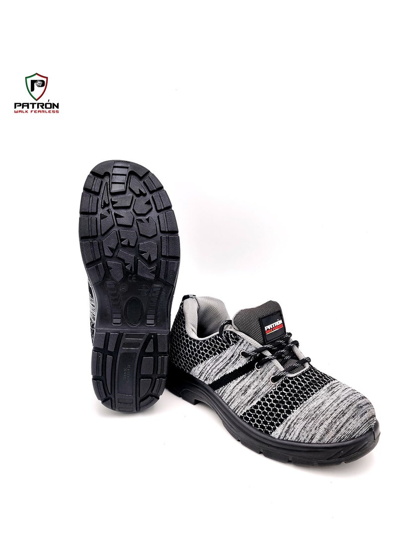 Patron HIKER | 44537 Slip, Shock, Chemical Resistant With Steel Toe Men Women Sports Safety Shoe - Image 1