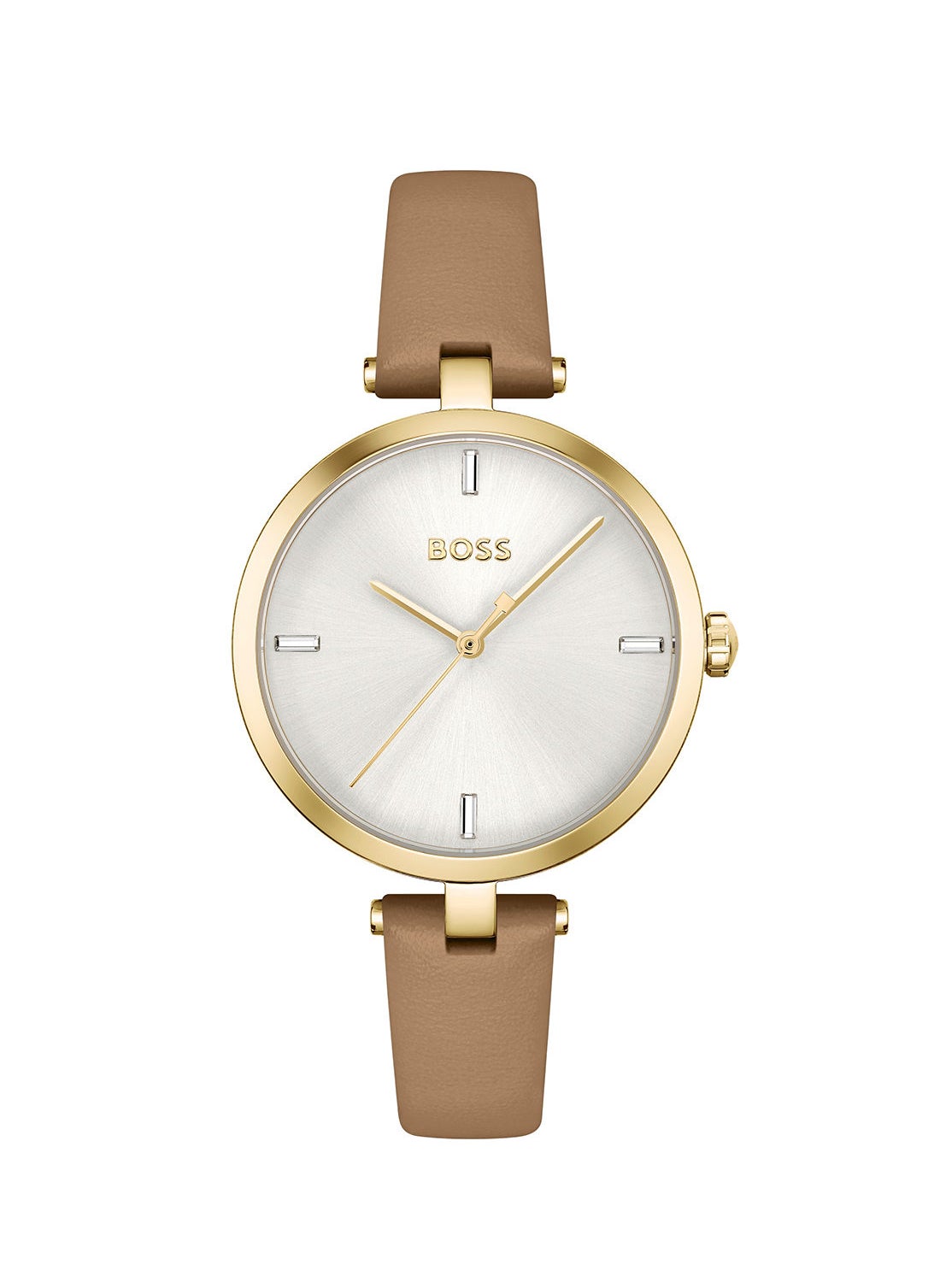 HUGO BOSS Leather Analog Wrist Watch 1502652 