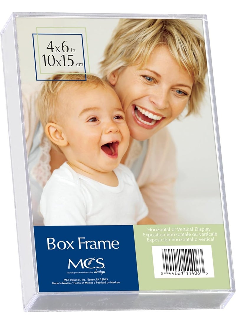 MCS MCS Clear Box by Frame, 4 by 6-Inch 