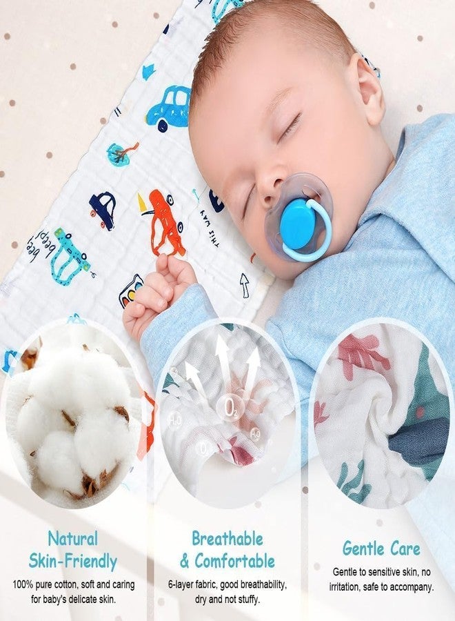 GREEMITO 100% Muslin Cotton Baby Washcloths – Ultra Soft Face Towels for Newborn & Toddlers | Highly Absorbent, Skin-Friendly Bath & Feeding Cloths (Pack of 2pc - Multi-Colour) (50x25 cm) - Image 3