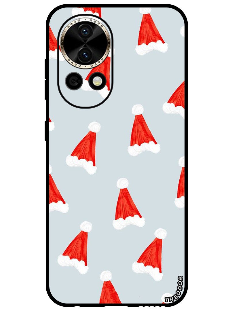 Theodor Protective Case Anti Scratch Shock Proof Bumper Cover For Huawei Nova 12 Ultra Christmas Caps - Image 1