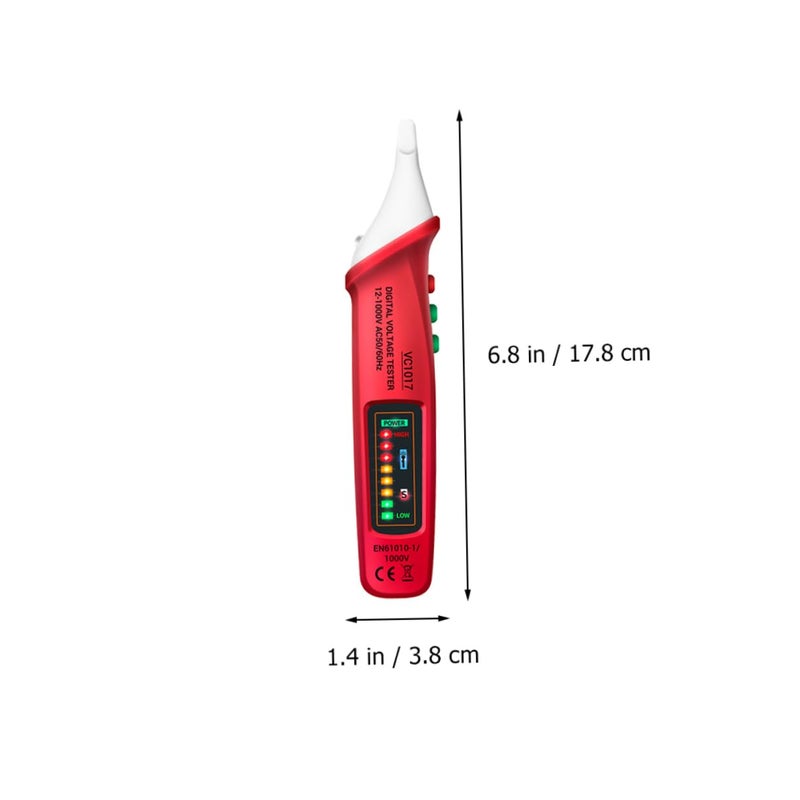 Non Contact Voltage Tester Pen 12V 1000V AC Detector with Flashlight for Electricians - Image 3