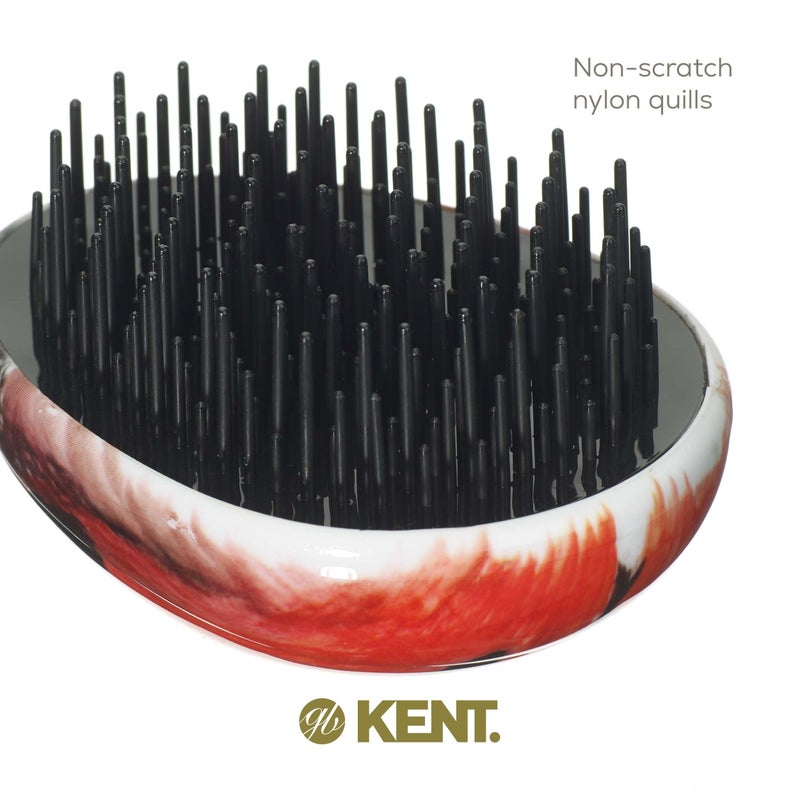 Kent PBUG Ladybug Pebble Scalp Massager Shampoo Brush, Shower Brush, and Travel Size Detangling Brush - Scalp Scrubber for Dandruff and Kids Hair Brush Hair Detangler - Hairbrush for Tangles - Image 5