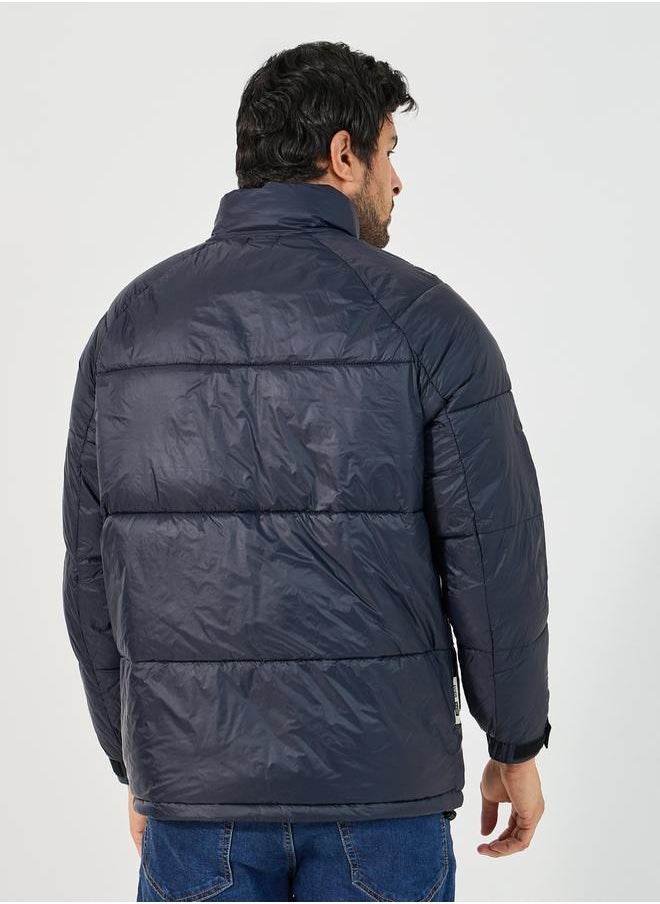 Quilted Puffer Jacket with Minimal Print Detail - pzsku/Z97CE4F6F8C2D69581662Z/45/_/1731658657/950525e5-7bcb-49f0-b57c-38934d7b95cc