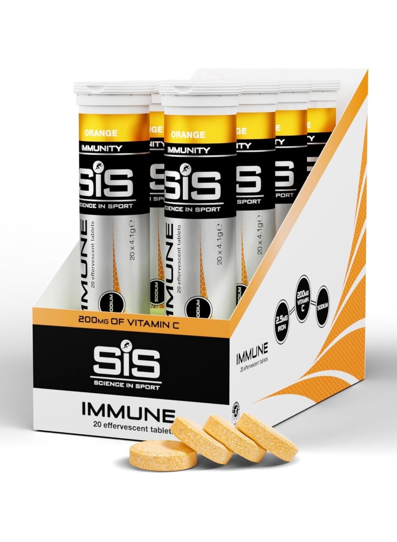 SIS Hydro Electrolyte Tablets | 200mg Vitamin C | Sugar Free Hydration Tablets | Essential Electrolytes to Aid Rehydration | Orange Flavour | 20 Servings | 1 Pack | 20 x 4.1g - Image 2