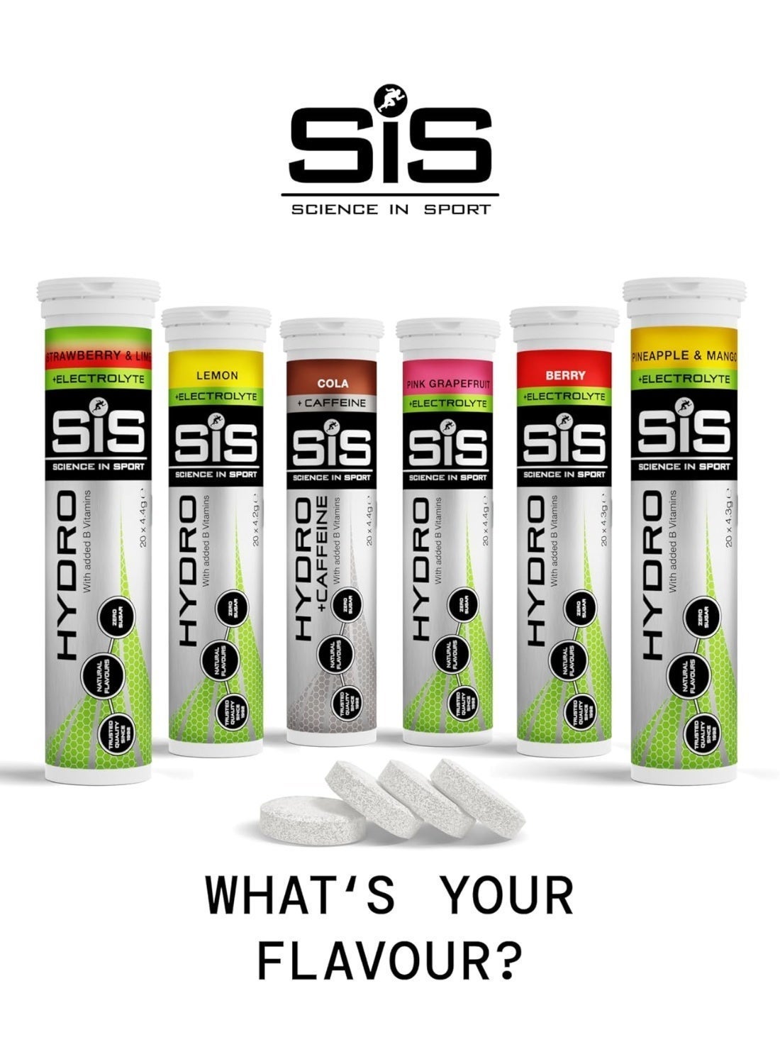 SiS Orange Hydro Electrolyte Tablets 20Pcs