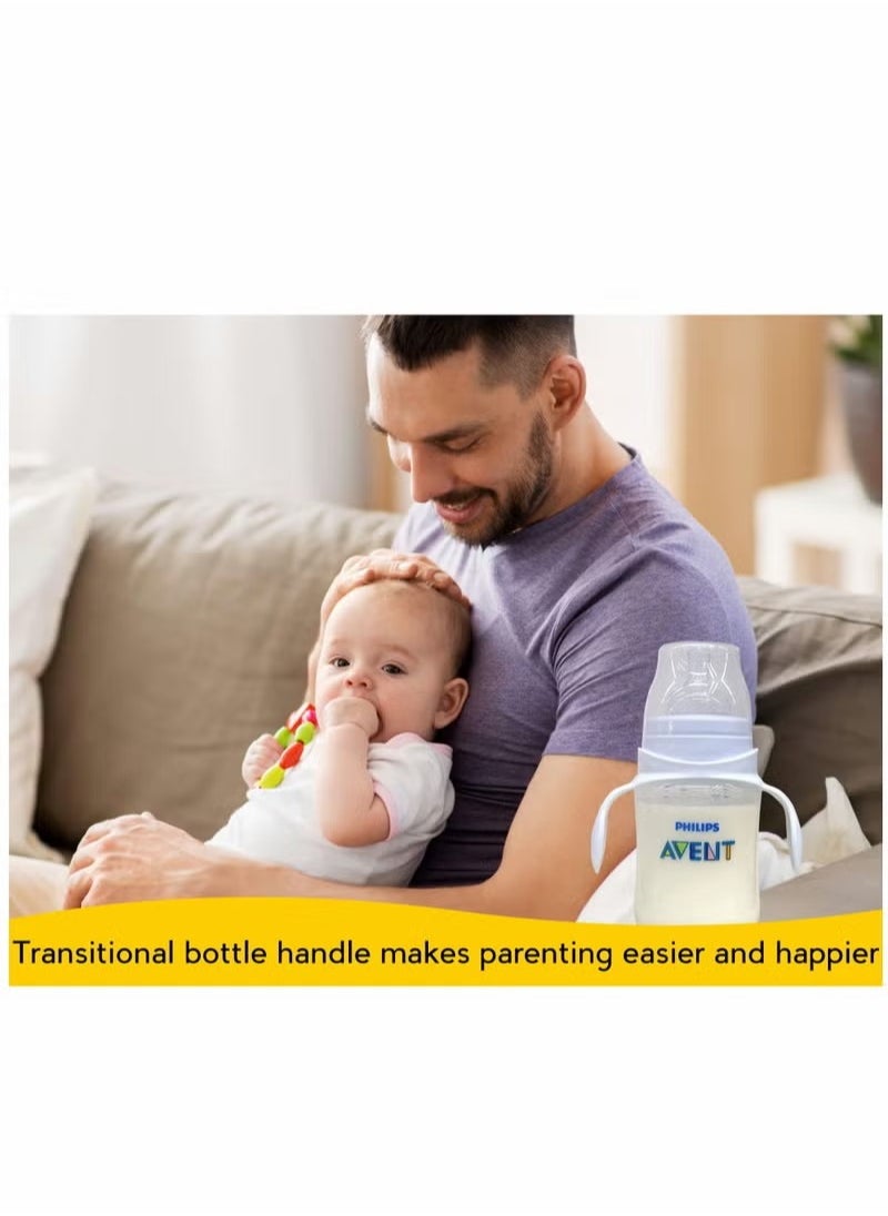 ماركة غير محددة - مقابض رضاعات الأطفال لرضاعات الأطفال Philips Avent المضادة للمغص والهواء ، حامل رضاعات Avent متوافق للطفل ، 4 قطع - Image 1