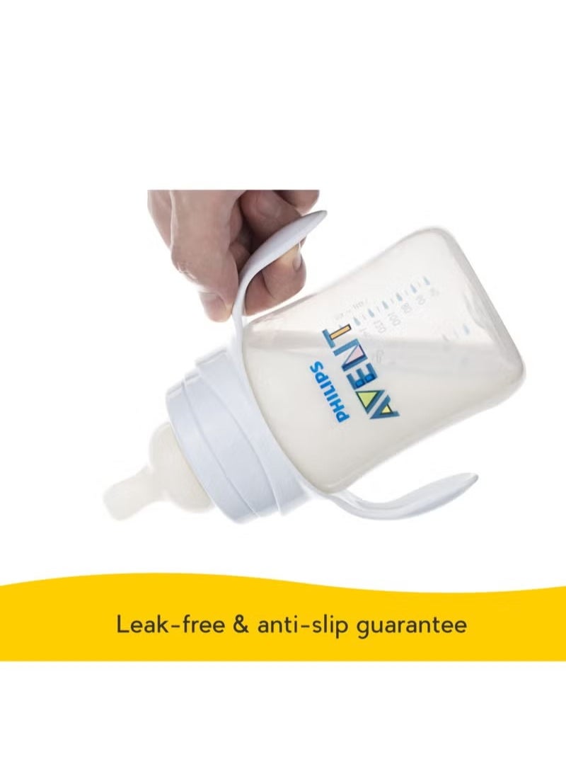 ماركة غير محددة - مقابض رضاعات الأطفال لرضاعات الأطفال Philips Avent المضادة للمغص والهواء ، حامل رضاعات Avent متوافق للطفل ، 4 قطع - Image 1