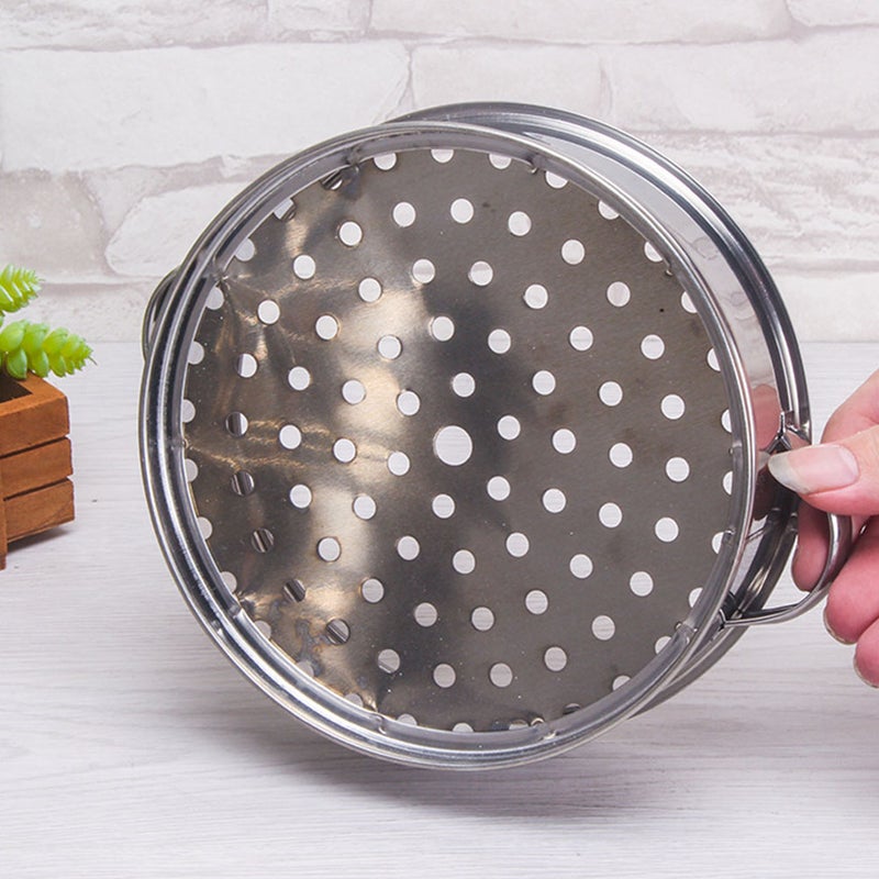 Stainless Steel Steamer with Lid 2-Tier Household Food Steamer Kitchen Gadget - Image 3