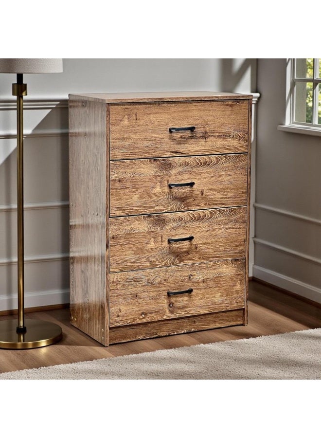 KRESLO Modern wooden drawer unit (4 spacious drawers) - Smart organization and storage - Image 1