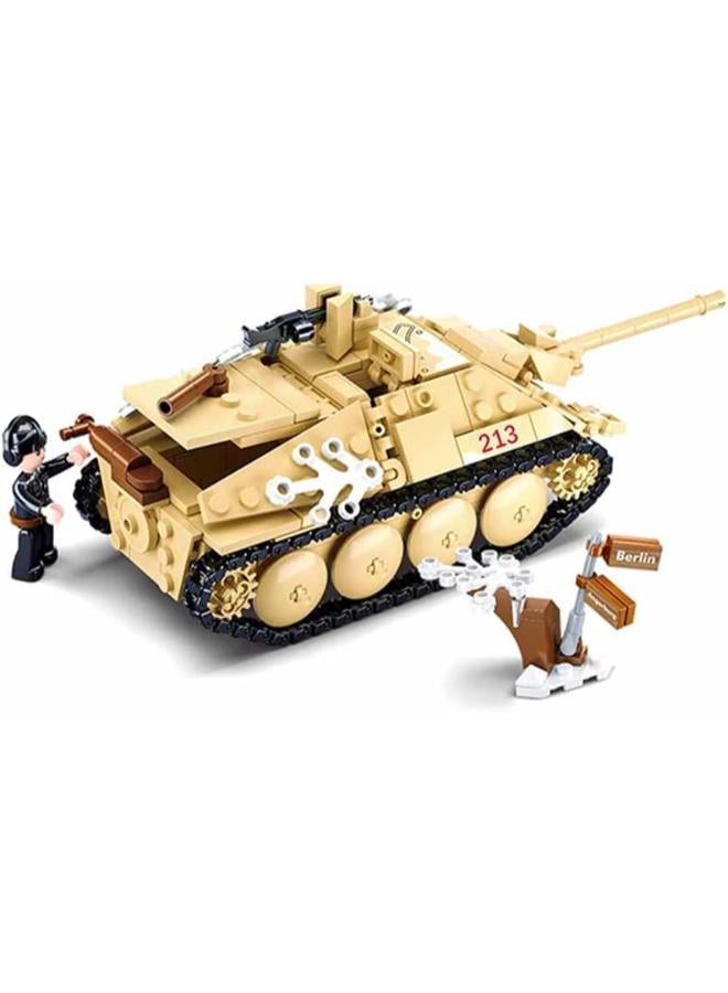 Sluban WWII SL95836 Soviet Hunting Tank (344 Pieces), Clamping Blocks, Play Set - Image 2
