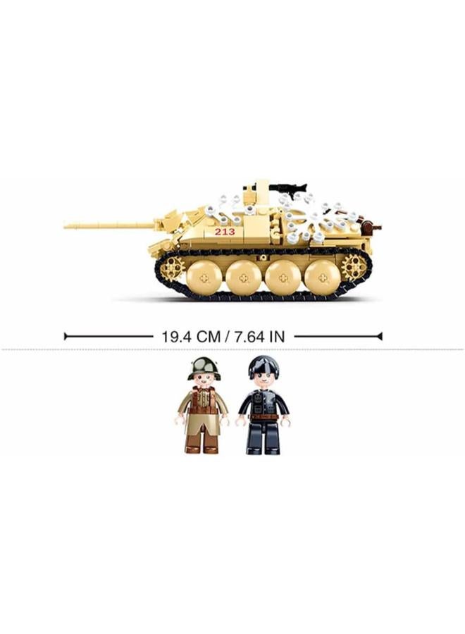 Sluban WWII SL95836 Soviet Hunting Tank (344 Pieces), Clamping Blocks, Play Set - Image 4