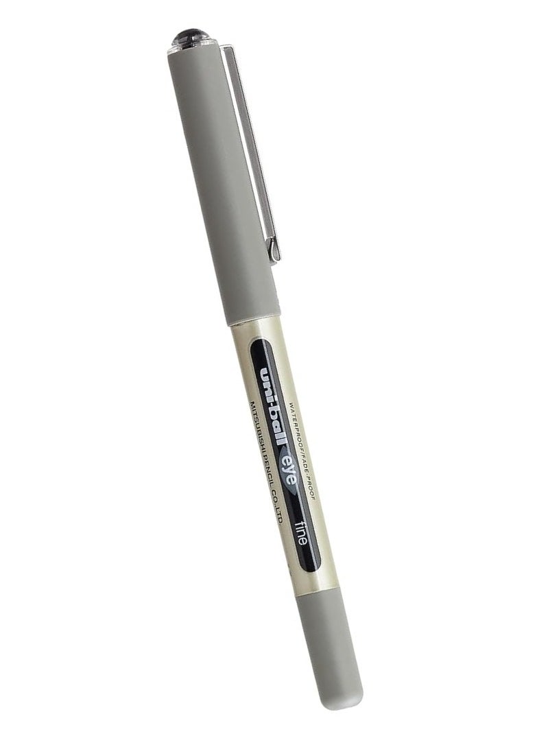 Uniball Uni-Ball Ub157 Eye Fine Pen - Black, Matte  - Image 1