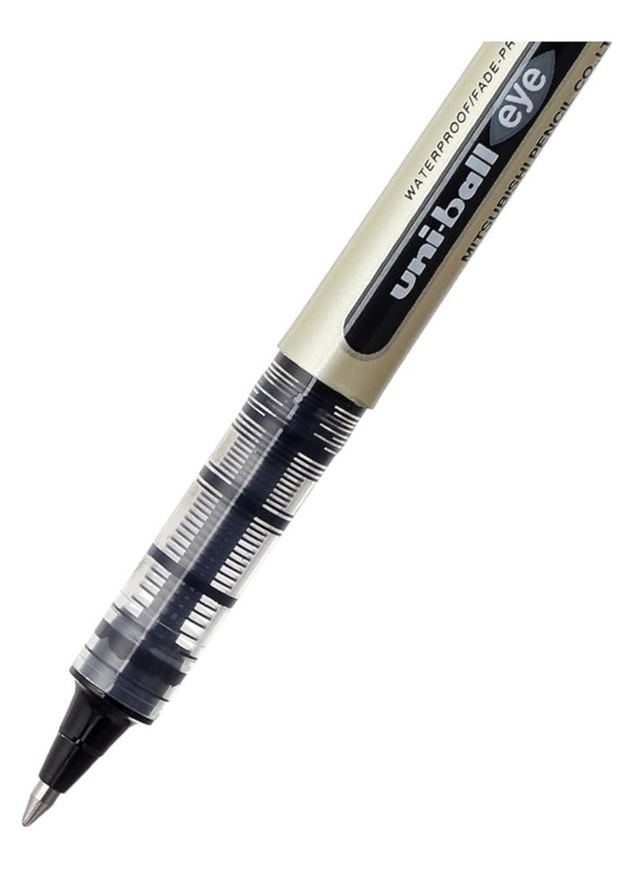 Uniball Uni-Ball Ub157 Eye Fine Pen - Black, Matte  - Image 3