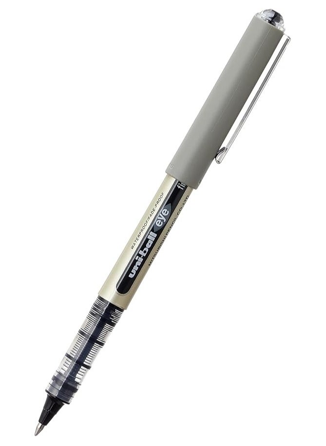 Uniball Uni-Ball Ub157 Eye Fine Pen - Black, Matte  - Image 4