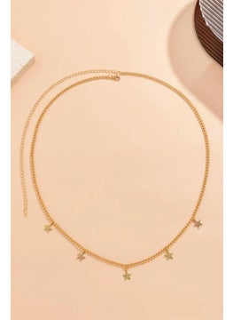 Bahels Gold Color Star Detailed Waist Chain  - Image 2