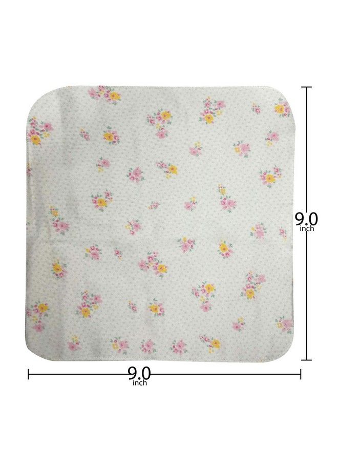 Fully طقم من 8 قطع من مناشف القطن الناعمة للأطفال، مناشف وجه قطنية، للجنسين، متعددة الألوان، 15 جرام، عبوة من 1 - Image 3