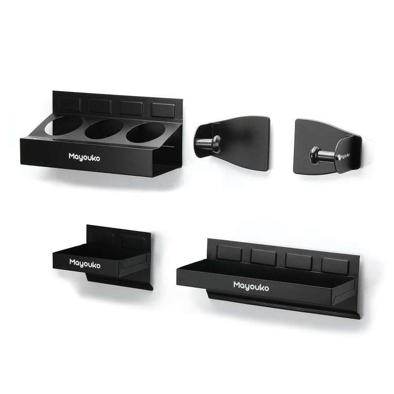 Mayouko Magnetic Toolbox Shelf Tray and Holder 4Piece Magnetic Toolbox Tray Set Tool Box Cabinet Side Shelf Storage Workshop