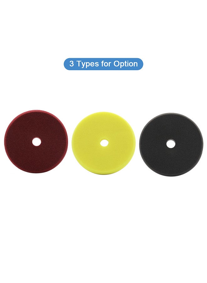 Generic 1pc Polishing Pad 6 Inches Car Buffing Sponge for Automobiles Yachts Moderate Scratch Oxidation Defect Removal Yellow Rough Polishing  - Image 1