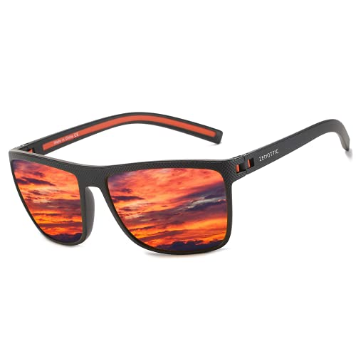 ZENOTTIC Polarized Sunglasses for Men Lightweight TR90 Frame UV400 Protection Square Sun Glasses - Image 1