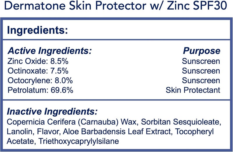 Dermatone Z-Cote Mini Tin Skin Protector with SPF 30 - 0.5 Oz - Image 5