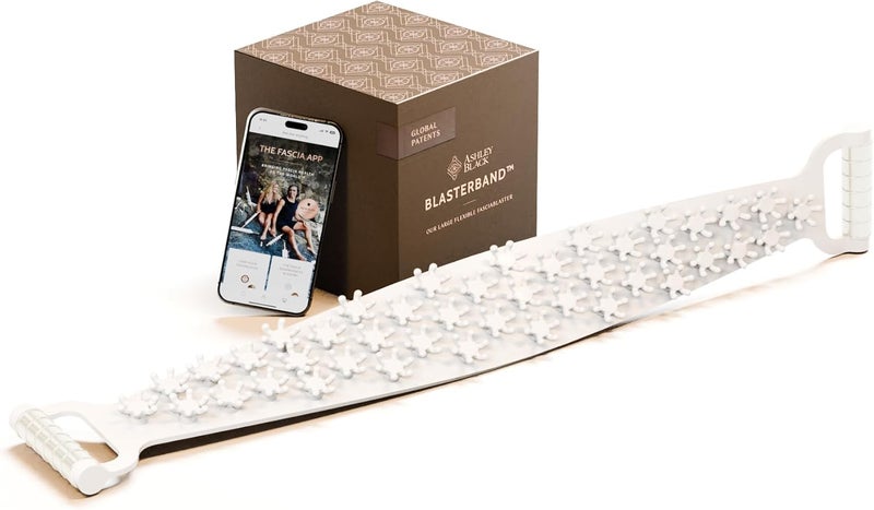 FasciaBlaster BlasterBand The First Flexible Fasciablaster by Ashley Black Blast Back of Legs and Back with Ease Exercise Band for Workout AntiCellulite Massage Tool - Image 1