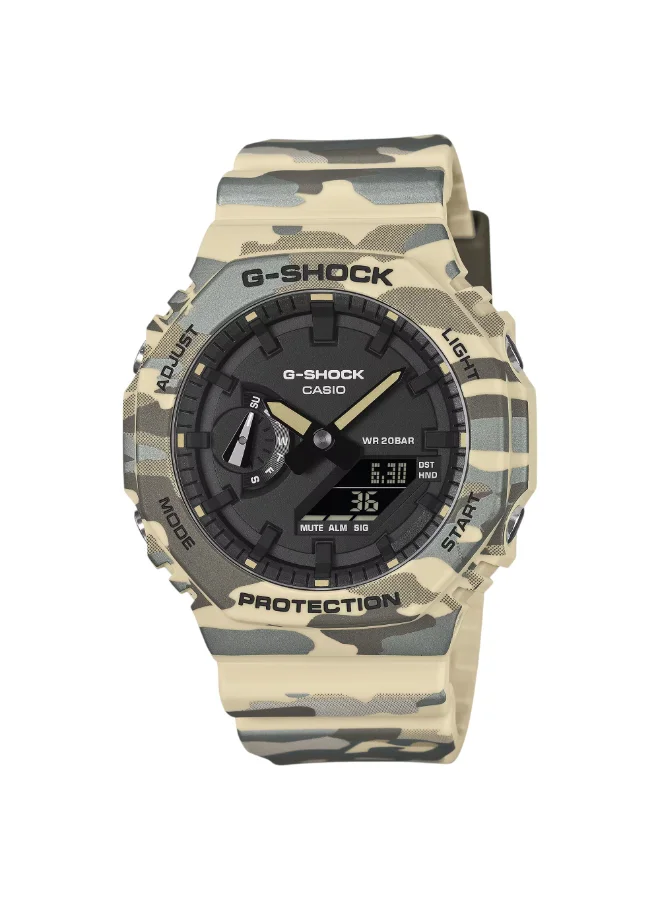 G-shock G-shock Men's Analog/Digital  Black Dial Watch - GA-2100CM-5ADR
