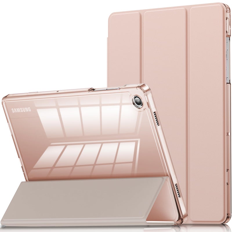INFILAND for Samsung Galaxy Tab A11+ Plus/A9+ Plus 11 inch Case (2023/2025), Slim Stand Crystal Clear Protective Smart Tablet Cover [Auto Wake/Sleep] (Rose Gold, Galaxy A11 Plus) - Image 1