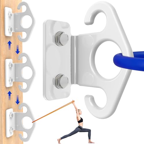 KOMOHOM Resistance Band Wall AnchorResistance Band Hooks for Resistance Band Wall Mount Workout Room Exercise Accessories Wall Workout Equipment - Image 1