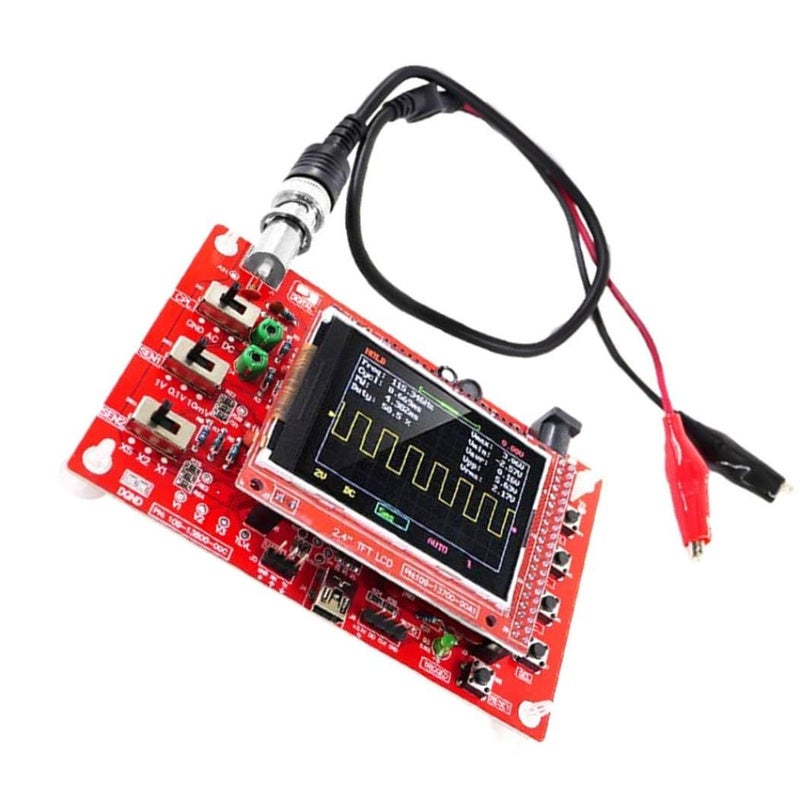 2.4 Inch TFT Handheld Digital Oscilloscope Kit DIY Pocket Sized Oscilloscop - Image 2