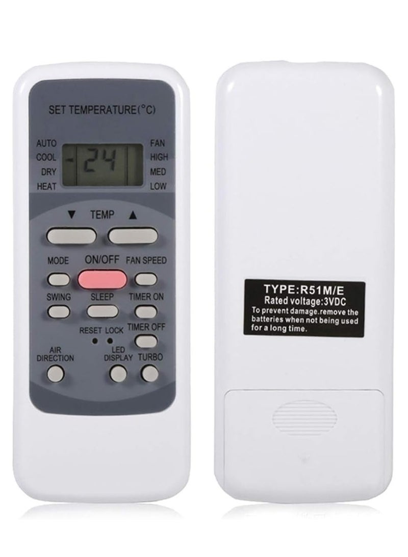 Remote Control Replacement for Midea Air Conditioner, Universal Air Conditioner Remote Control Fit for Midea - Image 1