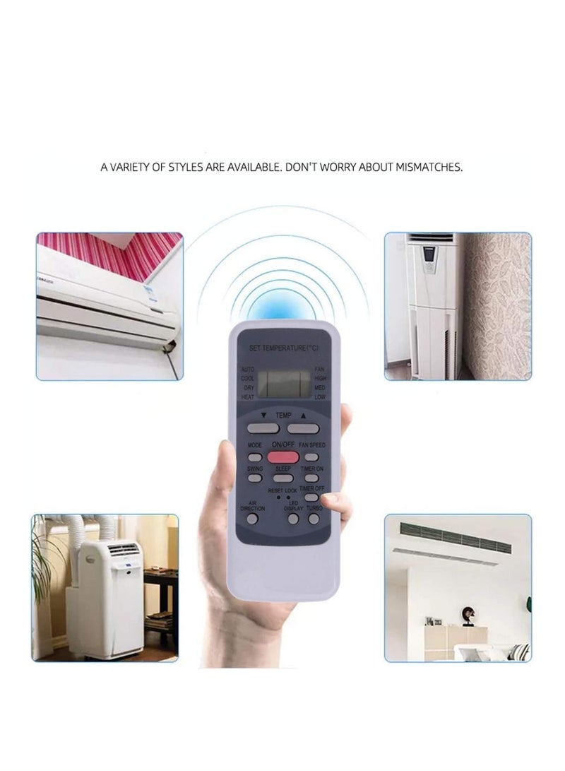 Remote Control Replacement for Midea Air Conditioner, Universal Air Conditioner Remote Control Fit for Midea - Image 4