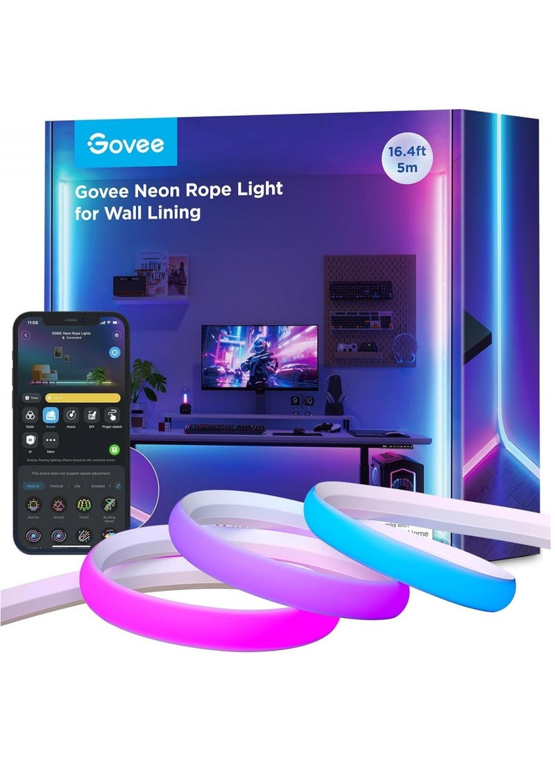 Govee Govee 5M Neon Rope Light for Wall Lining  - Image 1
