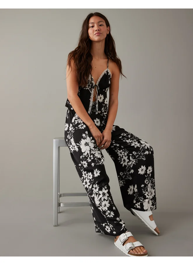 امريكان ايجل AE High-Waisted Pull-On Wide Leg Pant