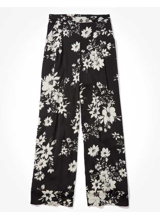 امريكان ايجل AE High-Waisted Pull-On Wide Leg Pant