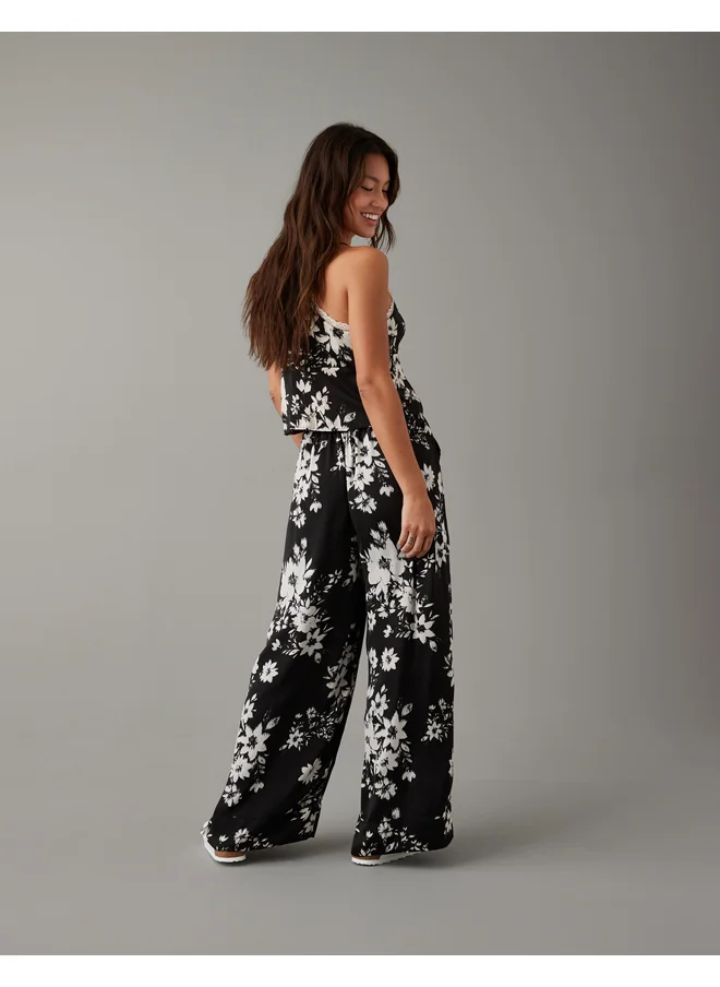 امريكان ايجل AE High-Waisted Pull-On Wide Leg Pant