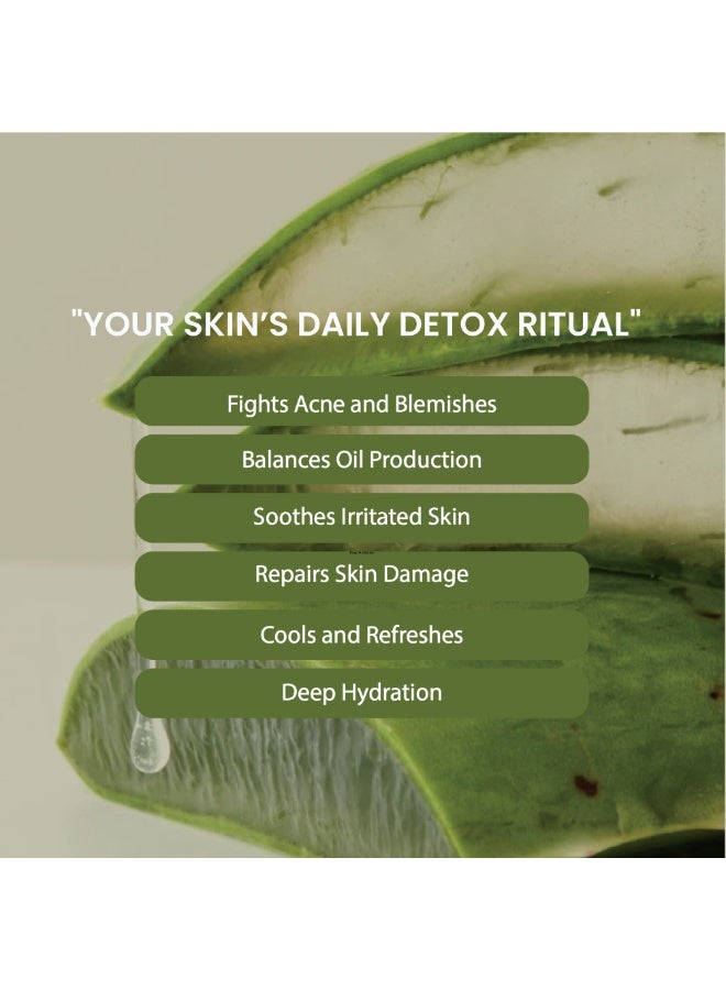Rivaj UK RIVAJUK Facial Sheet Mask 3-in-1 Aloe Vera – Soothing & Hydrating Face Mask for Sensitive Skin | Natural Calming Sheet for Redness & Sunburn Relief | Single Use Skin Recovery Mask | UAE Edition - Image 4