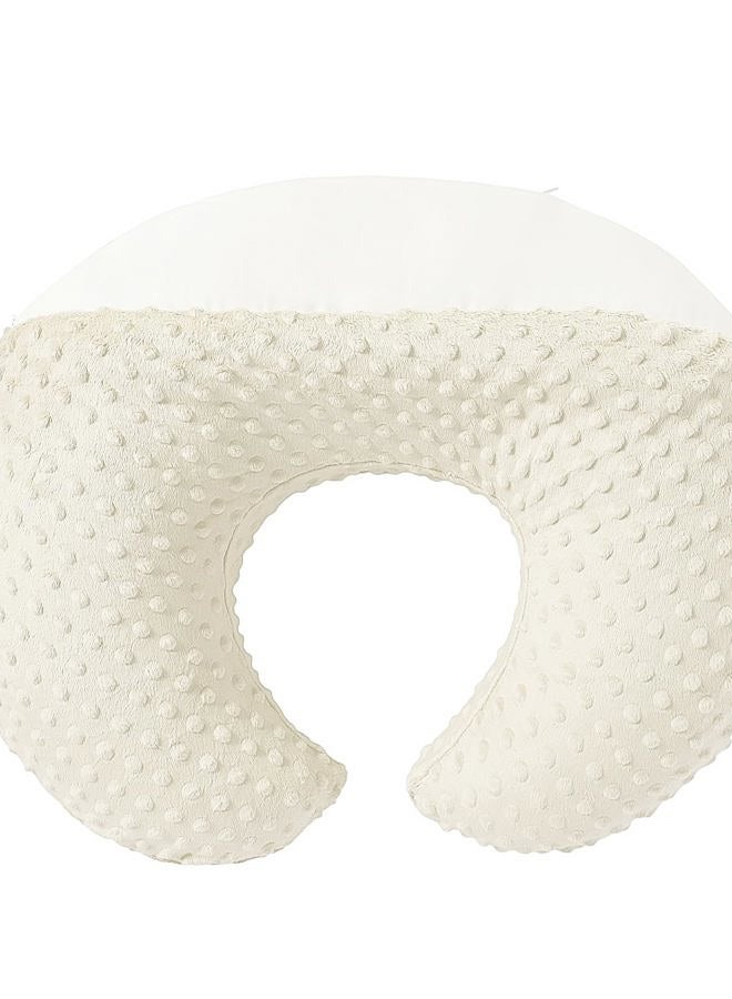 DONOMILO Nursing Pillow and Positioner Breastfeeding and Bottle Feeding, Propping Baby, Tummy Time, Sitting Support, with Removable Dots Cover, for Baby Boy Baby Girl（Pristine） - Image 1