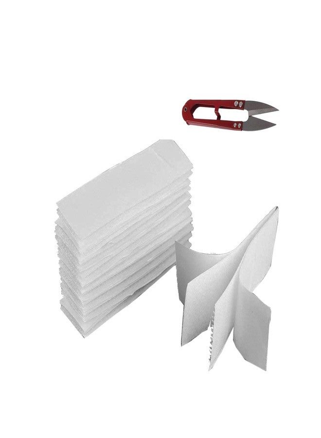 SAI PRASEEDA Adhesive Hook 5 Inches_ Adhesive Loop 5 Inches with Easy Removal Sticker 20mm_10 Pairs White Color with Industrial Cutter SP1 - Image 1