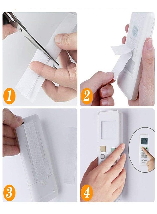 SAI PRASEEDA Adhesive Hook 5 Inches_ Adhesive Loop 5 Inches with Easy Removal Sticker 20mm_10 Pairs White Color with Industrial Cutter SP1 - Image 3