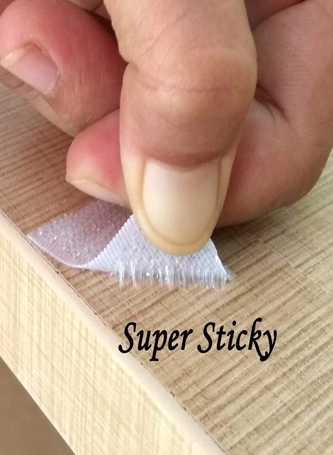 SAI PRASEEDA Adhesive Hook 5 Inches_ Adhesive Loop 5 Inches with Easy Removal Sticker 20mm_10 Pairs White Color with Industrial Cutter SP1 - Image 4