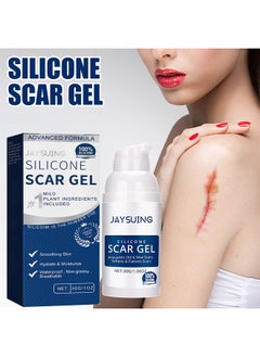 Jaysuing Silicone Scar Gel 30G, For Scar Removal, Scar Treatment, Scar Removal Cream For C-Section, Stretch Marks, Acne, Surgery, Effective For Both Old And New Scars  - Image 1